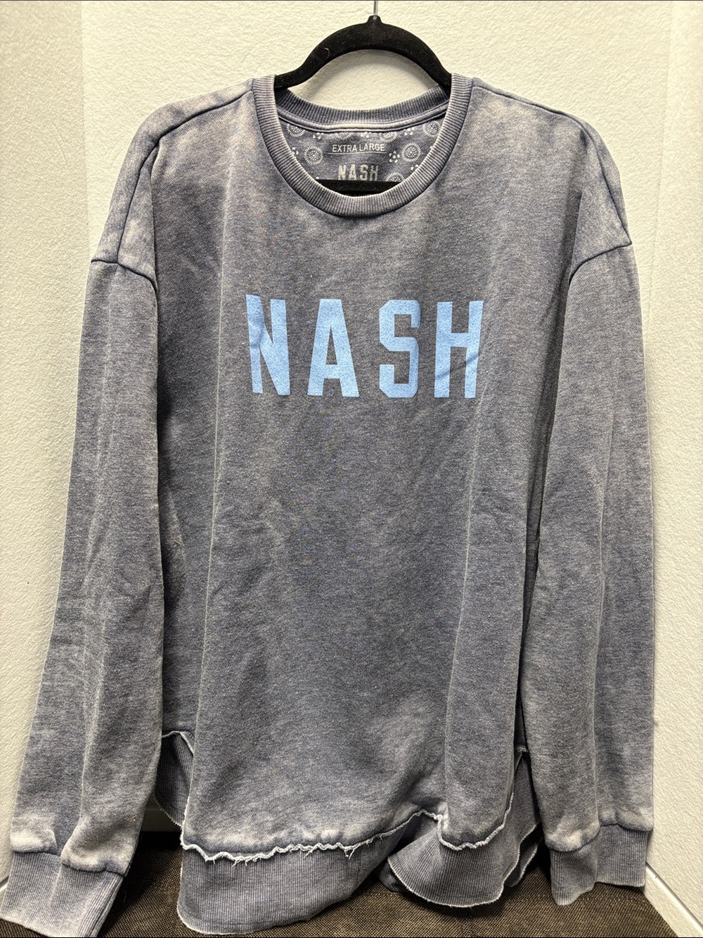 Nashville Nash Crewneck Cotton Blend Sweatshirt
